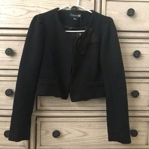Forever21 Black Casual Jacket (M)